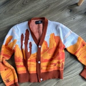 Super fun southwest themed cardigan!